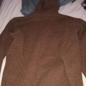 brown soft turtleneck longsleeve